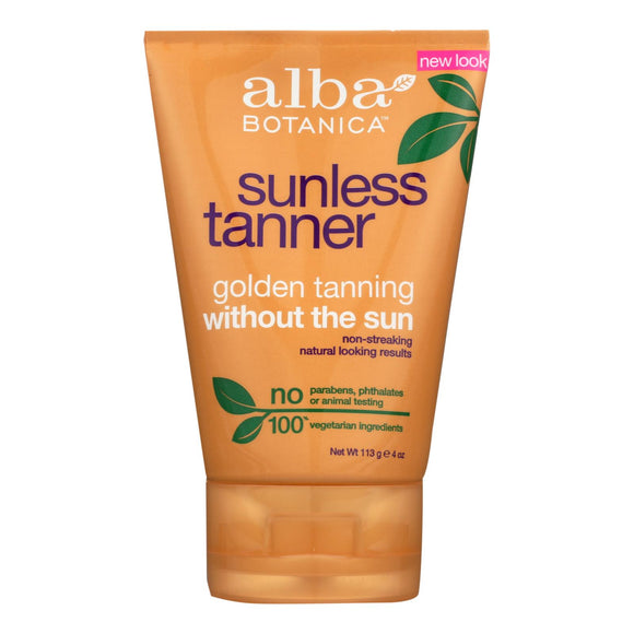 Alba Botanica - Very Emollient Sunless Golden Tanning Natural Formula - 4 Oz - Vita-Shoppe.com