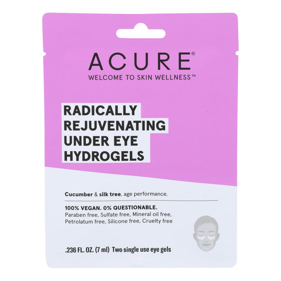 Acure - Under Eye Mask - Radically Rejuvenating Hydrogel - Case Of 12 - 1 Each - Vita-Shoppe.com