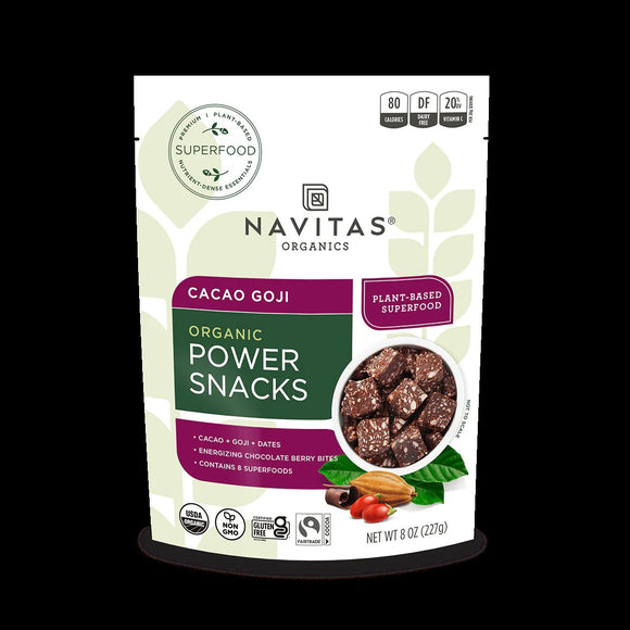 Navitas Organics Cacao Goji Organic Power Snacks