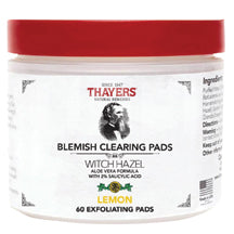 Thayers Blemish Clearing Pads Witch Hazel & Lemon - Vita-Shoppe.com