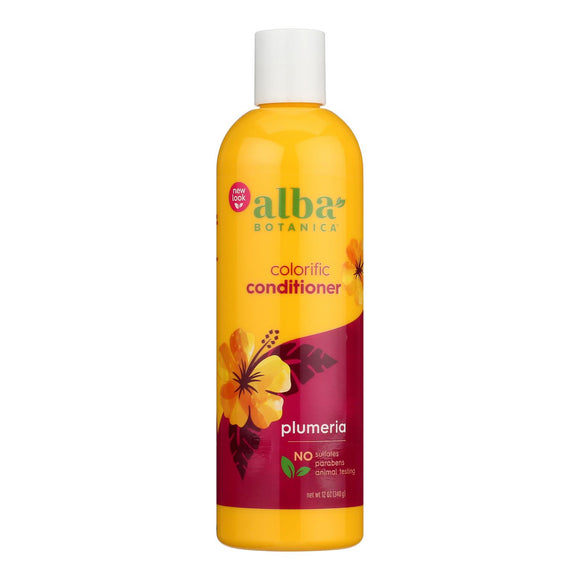 Alba Botanica - Hawaiian Hair Conditioner - Plumeria - 12 Fl Oz - Vita-Shoppe.com