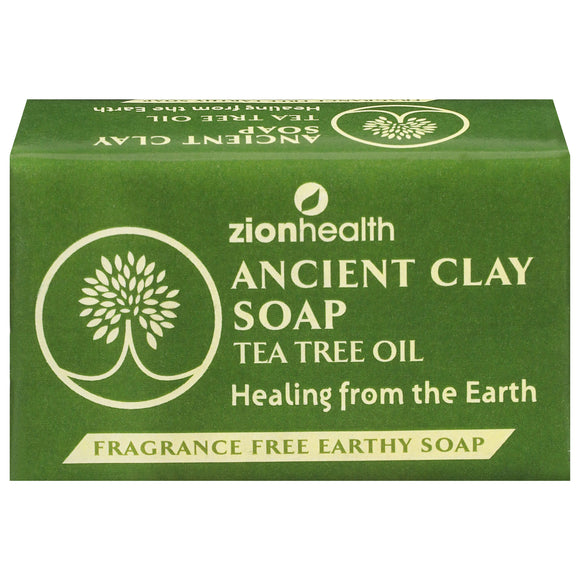 Zion Health - Ancnt Clay Soap Tea Tree - 1 Each - 6 Oz - Vita-Shoppe.com