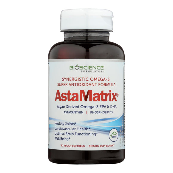 Astamatrix - Algae Omega-3 Epa & Dha - 1 Each -60 Sgel - Vita-Shoppe.com