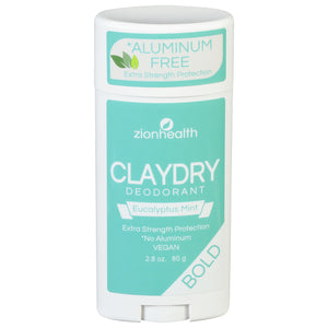 Zion Health - Clydry Deodorant Eucl Mnt/bold - 1 Each - 2.8 Oz - Vita-Shoppe.com
