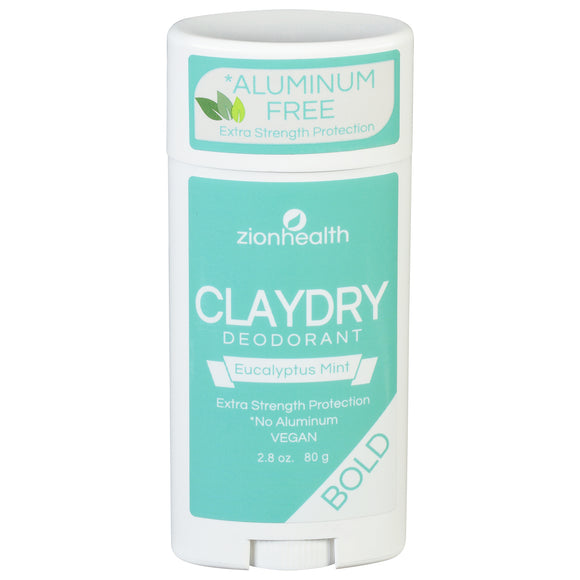 Zion Health - Clydry Deodorant Eucl Mnt/bold - 1 Each - 2.8 Oz - Vita-Shoppe.com