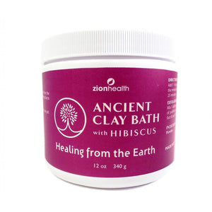 Zion Health - Ancient Clay Bath Hibiscs - 1 Each - 12 Oz - Vita-Shoppe.com