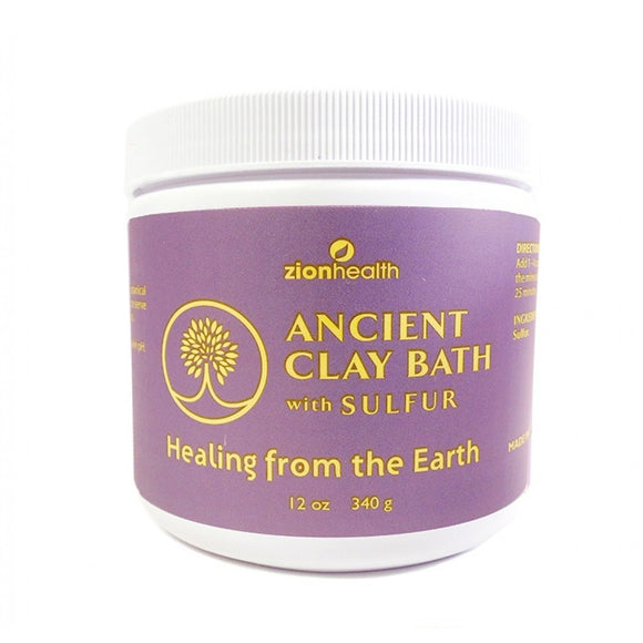 Zion Health - Ancient Clay Bath Sulfur - 1 Each - 12 Oz - Vita-Shoppe.com