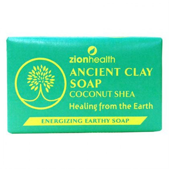 Zion Health - Ancnt Clay Soap Coconut Shea - 1 Each - 6 Oz - Vita-Shoppe.com