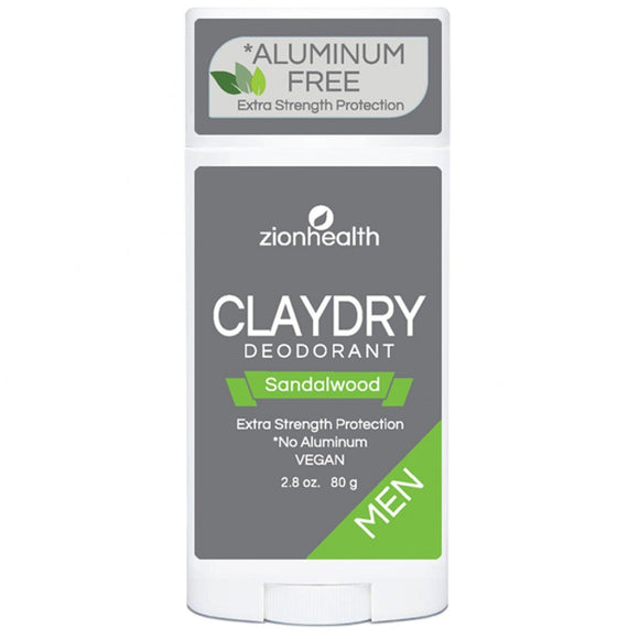 Zion Health - Deodorant Men Sandalwood - 1 Each - 2.8 Oz - Vita-Shoppe.com