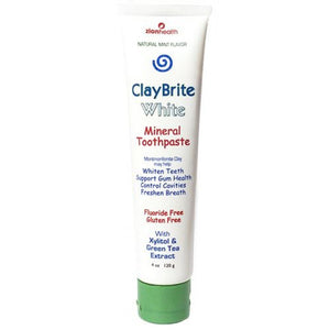 Zion Health - Tpaste Claybrite White - 1 Each - 4 Oz - Vita-Shoppe.com