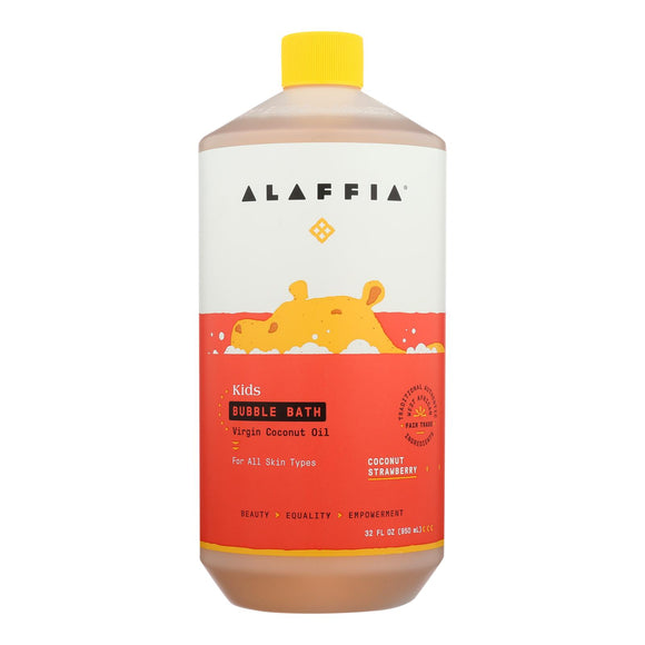 Alaffia - Everyday Bubble Bath - Coconut Strawberry - 32 Fl Oz. - Vita-Shoppe.com