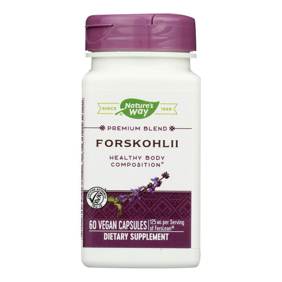 Nature's Way - Standardized Forskohlii - 60 Veg. Capsules - Vita-Shoppe.com