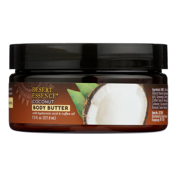 Desert Essence - Body Butter Coconut - 1 Each-7.5 Fz - Vita-Shoppe.com
