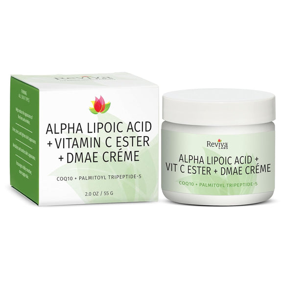 Reviva Labs Alpha Lipoic Acid Vitamin C Ester And Dmae Cream - 2 Oz - Vita-Shoppe.com