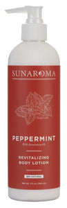 Sunaroma Revitaling Body Lotion Peppermint 11.5 oz. Pump Bottle - Vita-Shoppe.com