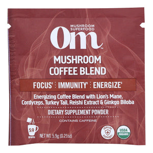 Om - Coffee Mushroom Blend - Case Of 10-.20 Oz - Vita-Shoppe.com