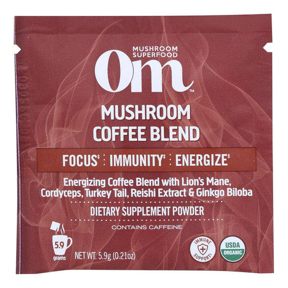 Om - Coffee Mushroom Blend - Case Of 10-.20 Oz - Vita-Shoppe.com