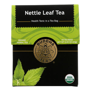 Buddha Teas - Organic Tea - Nettle Leaf - Case Of 6 - 18 Count - Vita-Shoppe.com