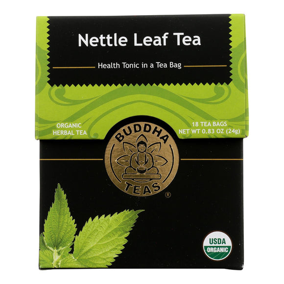 Buddha Teas - Organic Tea - Nettle Leaf - Case Of 6 - 18 Count - Vita-Shoppe.com