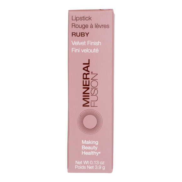 Mineral Fusion - Lipstick Ruby - 1 Each-.137 - Vita-Shoppe.com
