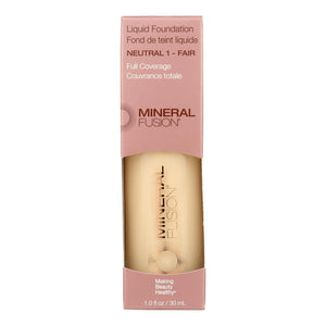 Mineral Fusion - Mkup Liquid Foundtn Ntrl 1 - 1 Each-1 Fz - Vita-Shoppe.com
