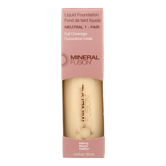 Mineral Fusion - Mkup Liquid Foundtn Ntrl 1 - 1 Each-1 Fz - Vita-Shoppe.com