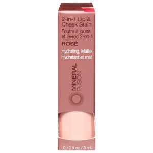 Mineral Fusion - Stain Lip Cheek Rose - Ea Of 1-.1 Fz - Vita-Shoppe.com