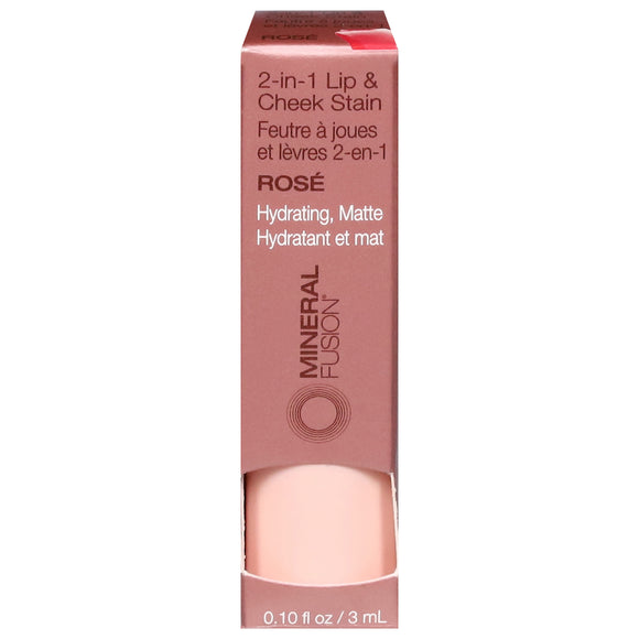 Mineral Fusion - Stain Lip Cheek Rose - Ea Of 1-.1 Fz - Vita-Shoppe.com