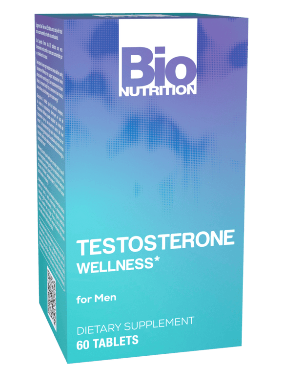 Bio Nutrition Testosterone Wellness For Men - 60 Tablets - Vita-Shoppe.com