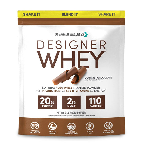 Designer Whey Protein Powder Chocolate - 2 Lbs - Vita-Shoppe.com