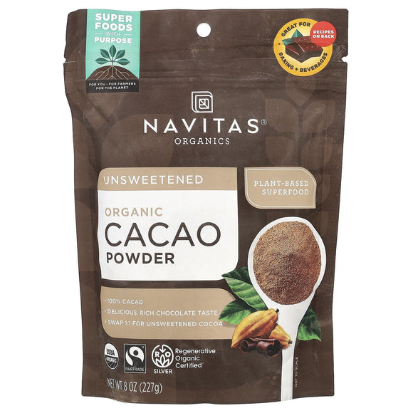 Navitas Organic Unsweetened Cacao Powder