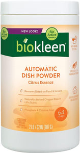 Biokleen - Automatic Dish Powder Citrus Essence - 2 Lb Container - Vita-Shoppe.com