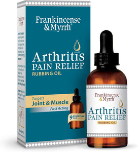 Frankincense & Myrrh Arthritis Pain Relief Rubbing Oil 2 fl oz (59ml) - Vita-Shoppe.com
