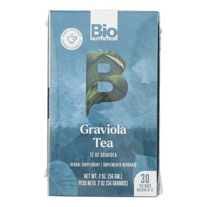 Bio Nutrition Inc Tea - Graviola - 30 Bags - Vita-Shoppe.com