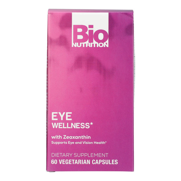 Bio Nutrition Inc Eye Wellness With Zeaxanthin - 60 Vegetarian Capsules - Vita-Shoppe.com