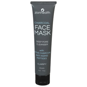 Zion Health - Face Mask Charcoal Adama - 1 Each - 4 Oz