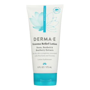 Derma E - Eczema Relief Lotion - 1 Each-6 Fz - Vita-Shoppe.com
