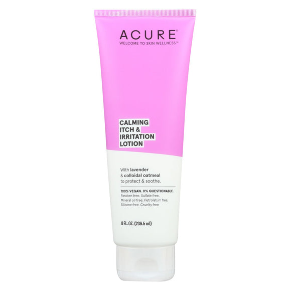 Acure - Lotion - Calming Itch And Irritation Lotion - Lavendar And Oatmeal - 8 Fl Oz. - Vita-Shoppe.com