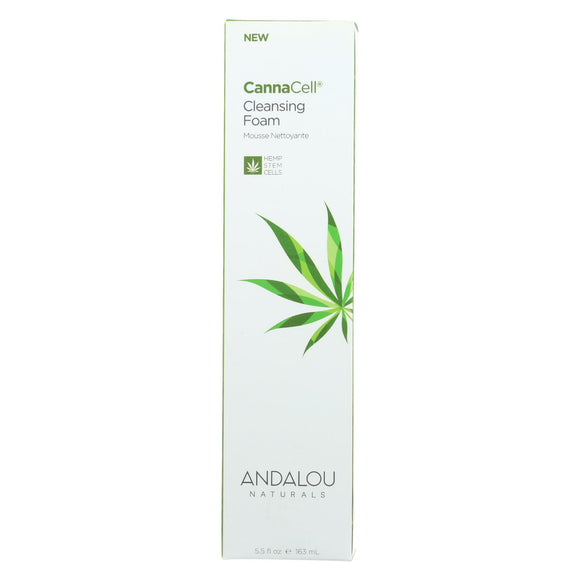 Andalou Naturals - Cannacell Cleansing Foam - 5.5 Fl Oz. - Vita-Shoppe.com