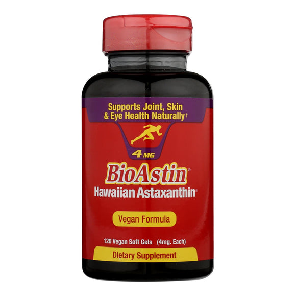 Nutrex Hawaii Bioastin - Hawaiian Astaxanthin - Vegetarian - 4 Mg - 120 Vegetarian Gelcaps - Vita-Shoppe.com