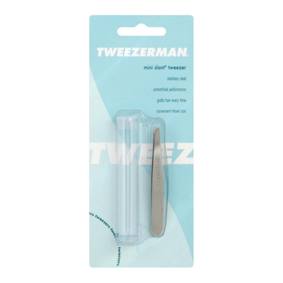 Tweezerman - Mini Slant Classic Stainless - 1 Each 1-ct - Vita-Shoppe.com
