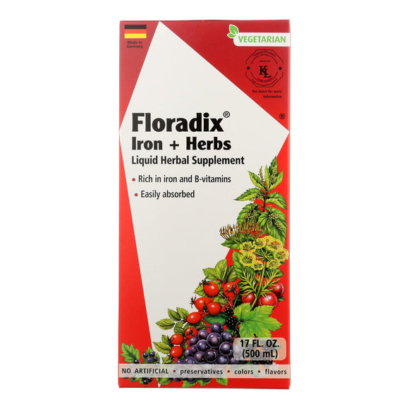 Floradix - Floradix Iron And Herbs - 1 Each 1-17 Fz - Vita-Shoppe.com