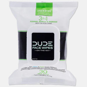 Dude Wipes - Face Wipes - Energize - 30 Ct. - Vita-Shoppe.com