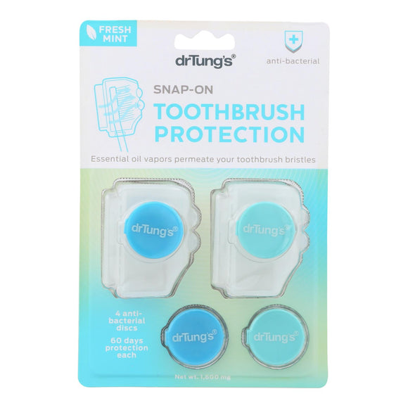 Dr. Tung's Toothbrush - Fresh Mint - Case Of 6 - 2 Pk - Vita-Shoppe.com