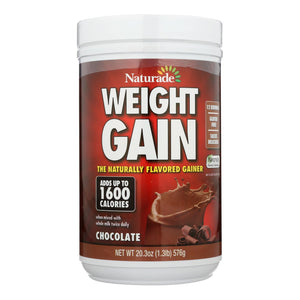 Naturade - Weight Gain - Chocolate - 20.3 Oz - Vita-Shoppe.com