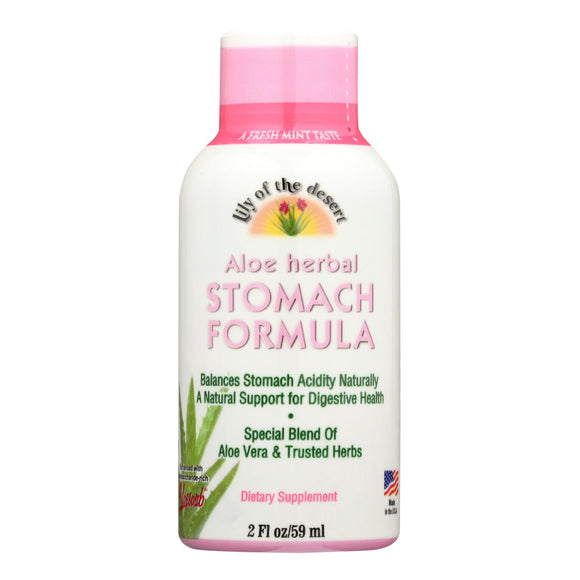 Lily Of The Desert - Stomach Formula Shot - Case Of 12 - 2 Fl Oz. - Vita-Shoppe.com