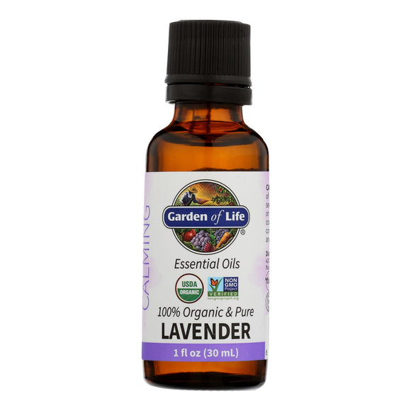 Garden Of Life - Essential Oil Lavender - 1 Fz - Vita-Shoppe.com