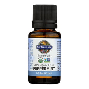 Garden Of Life - Essential Oil Peppermint - .5 Fz - Vita-Shoppe.com