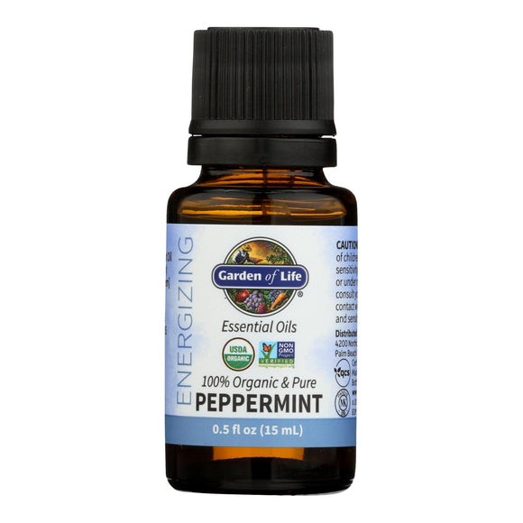 Garden Of Life - Essential Oil Peppermint - .5 Fz - Vita-Shoppe.com