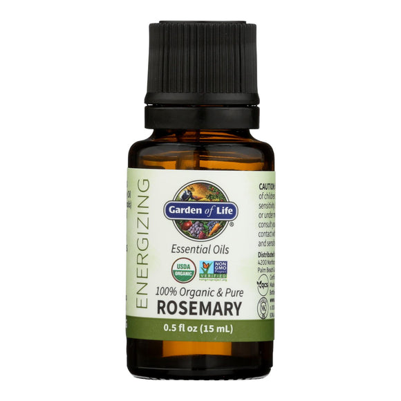 Garden Of Life - Essential Oil Rosemary - .5 Fz - Vita-Shoppe.com